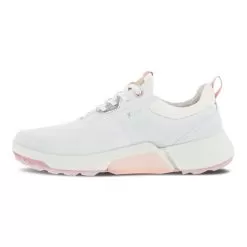 ECCO Women's Biom H4 Golf Shoe - White/Silver/Pink -Golf Shop 108203 biom h4 119008 c 4