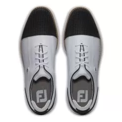 FootJoy Women's Traditions White/Black Golf Shoe - 97912 9 FootJoy Women's Traditions White/Black Golf Shoe - 97912 -Golf Shop 97912 traditions 130291 c 4