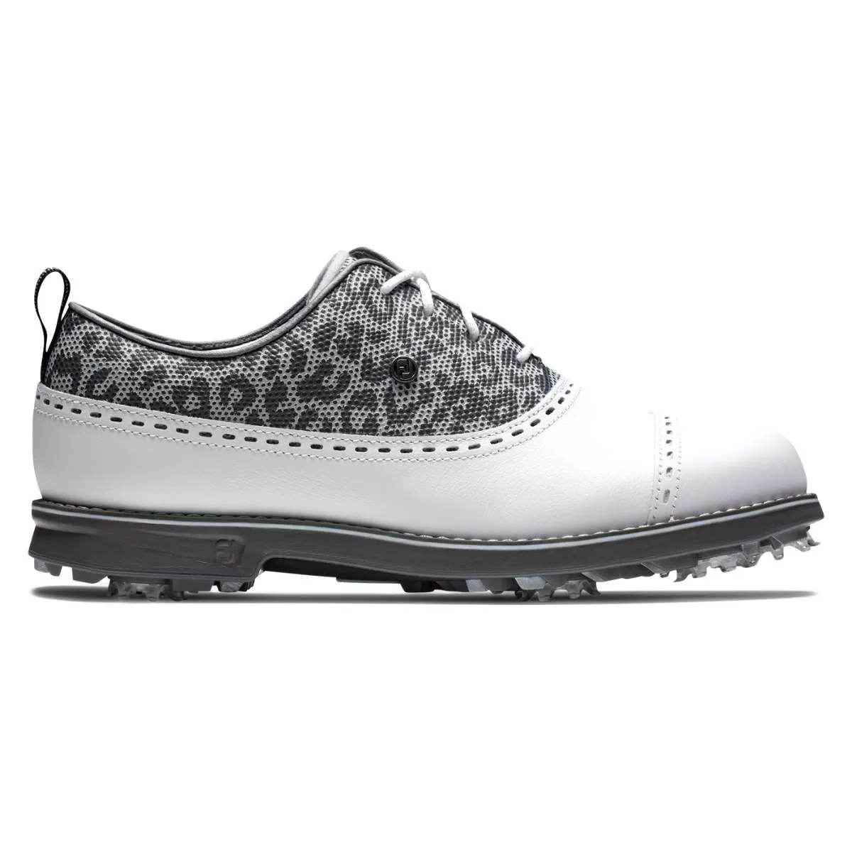 FootJoy Women's Premier Series White/Black Golf Shoe - 99037 3 FootJoy Women's Premier Series White/Black Golf Shoe - 99037