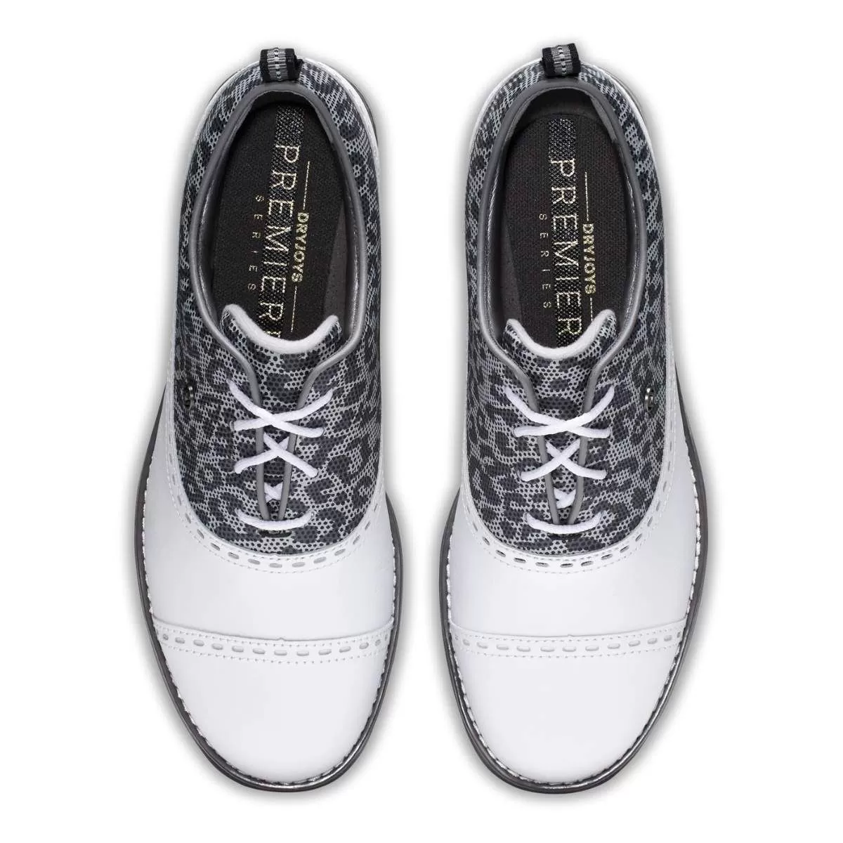 FootJoy Women's Premier Series White/Black Golf Shoe - 99037 6 FootJoy Women's Premier Series White/Black Golf Shoe - 99037 - Image 4