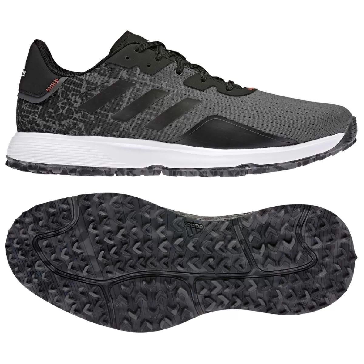 Adidas Men's 2022 S2G Spikeless Golf Shoe - Grey 3 Adidas Men's 2022 S2G Spikeless Golf Shoe - Grey