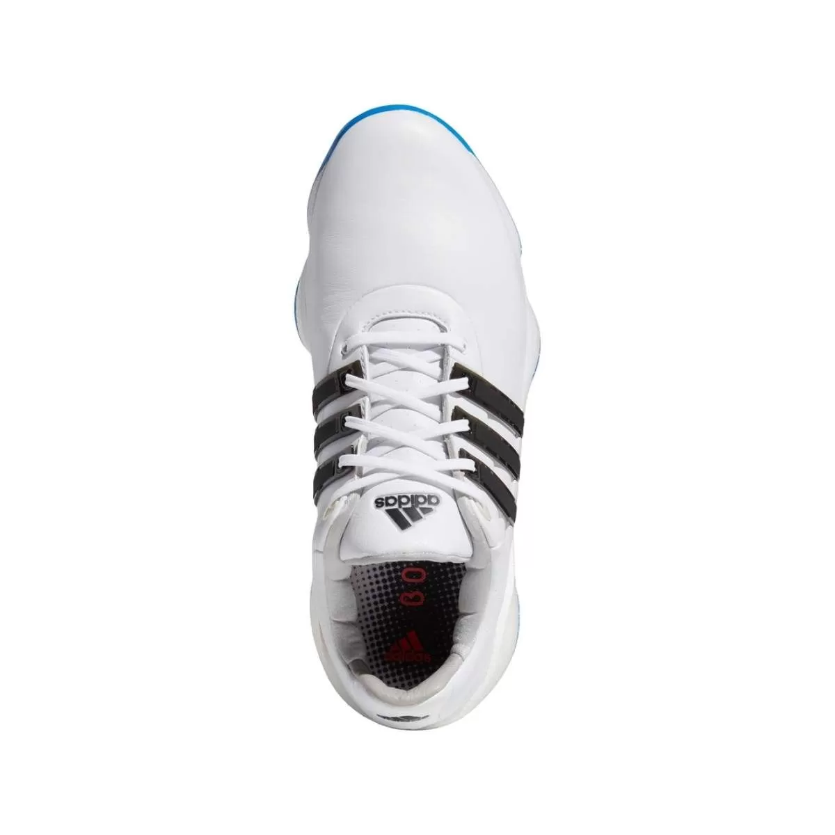 Adidas Men's 2022 Tour360 Infinity Golf Shoe - White/Blue 5 Adidas Men's 2022 Tour360 Infinity Golf Shoe - White/Blue - Image 3