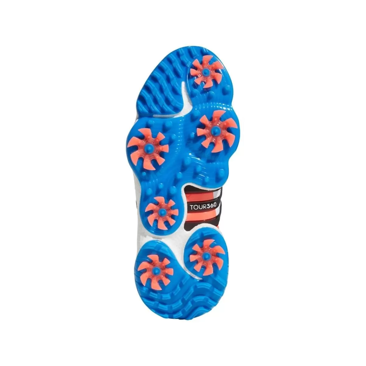 Adidas Men's 2022 Tour360 Infinity Golf Shoe - White/Blue 6 Adidas Men's 2022 Tour360 Infinity Golf Shoe - White/Blue - Image 4