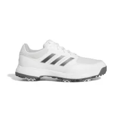 Adidas Mens 2023 Tech Response 3.0 Golf Shoe - White/Silver