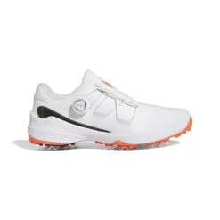 Adidas Men's 2023 ZG23 BOA Golf Shoe - White/Semi Solar Red