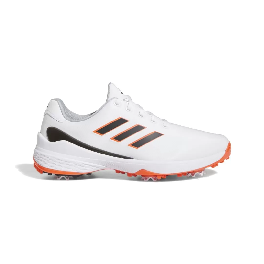 Adidas Men's 2023 ZG23 Golf Shoe - White/Semi Solar Red 3 Adidas Men's 2023 ZG23 Golf Shoe - White/Semi Solar Red