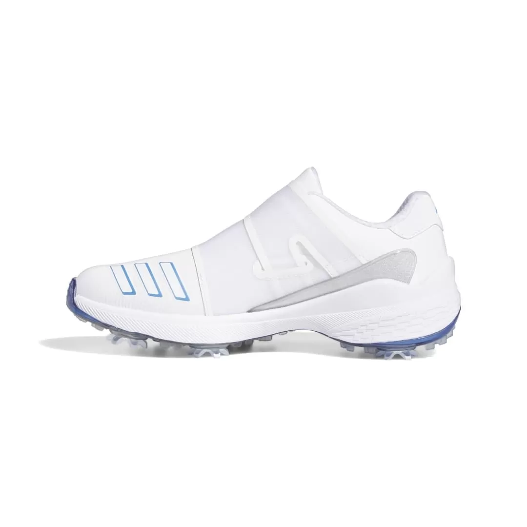 Adidas Women's 2023 ZG23 BOA Golf Shoe - White/Blue Fusion 6 Adidas Women's 2023 ZG23 BOA Golf Shoe - White/Blue Fusion - Image 4