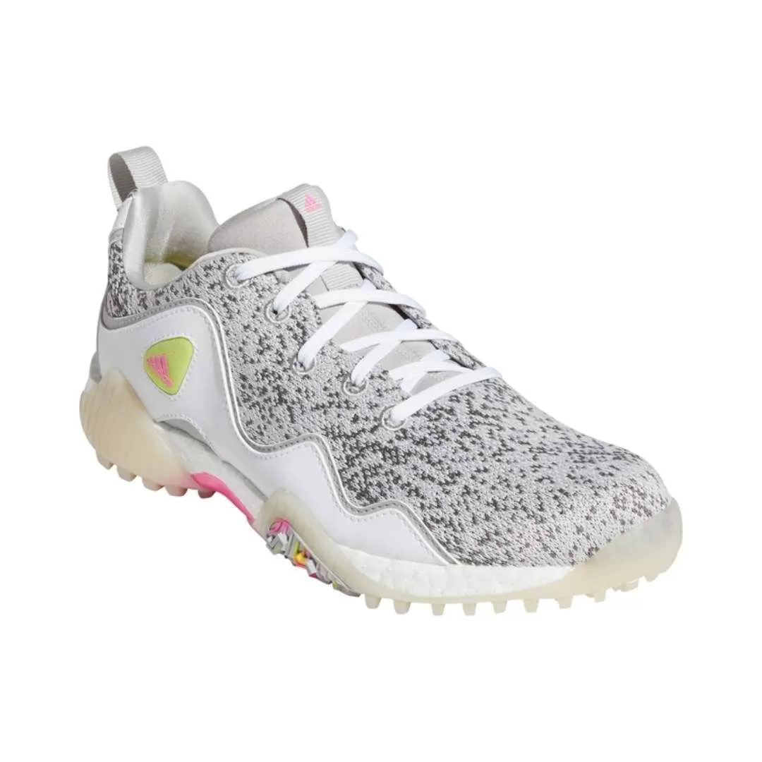 Adidas Women's CodeChaos 21 Primeblue Spikeless Golf Shoes - Screaming Pink 4 Adidas Women's CodeChaos 21 Primeblue Spikeless Golf Shoes - Screaming Pink - Image 2