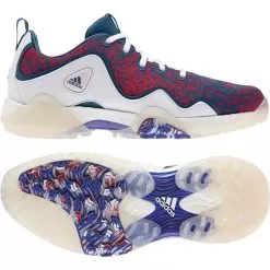 Adidas Women's CodeChaos 21 Primeblue Spikeless Golf Shoes - White/Scarlet