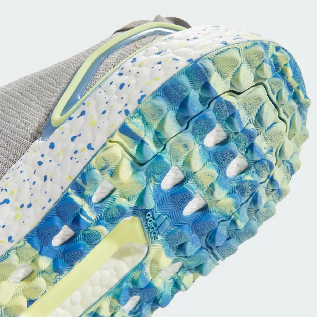 Adidas Men's Solarthon Primegreen Spikeless Golf Shoes - Grey Three/Pulse Yellow 11 Adidas Men's Solarthon Primegreen Spikeless Golf Shoes - Grey Three/Pulse Yellow - Image 9