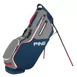 PING Hoofer 14 201C Double Strap Stand Bag 2022 -Golf Shop ann2719 heathered gray navy scarlet 1 08856.1644558152