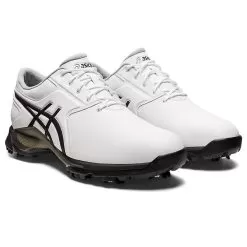Asics Men's Gel Ace Pro M Golf Shoe - White/Black -Golf Shop asics mens gel ace pro m golf shoe whiteblack 135703 c 2
