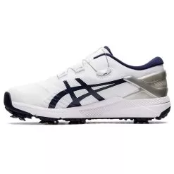 Asics Men's Gel-Course Duo Boa White/Navy Golf Shoes -Golf Shop asics mens gel course duo boa whitenavy golf shoes 116740 c 4