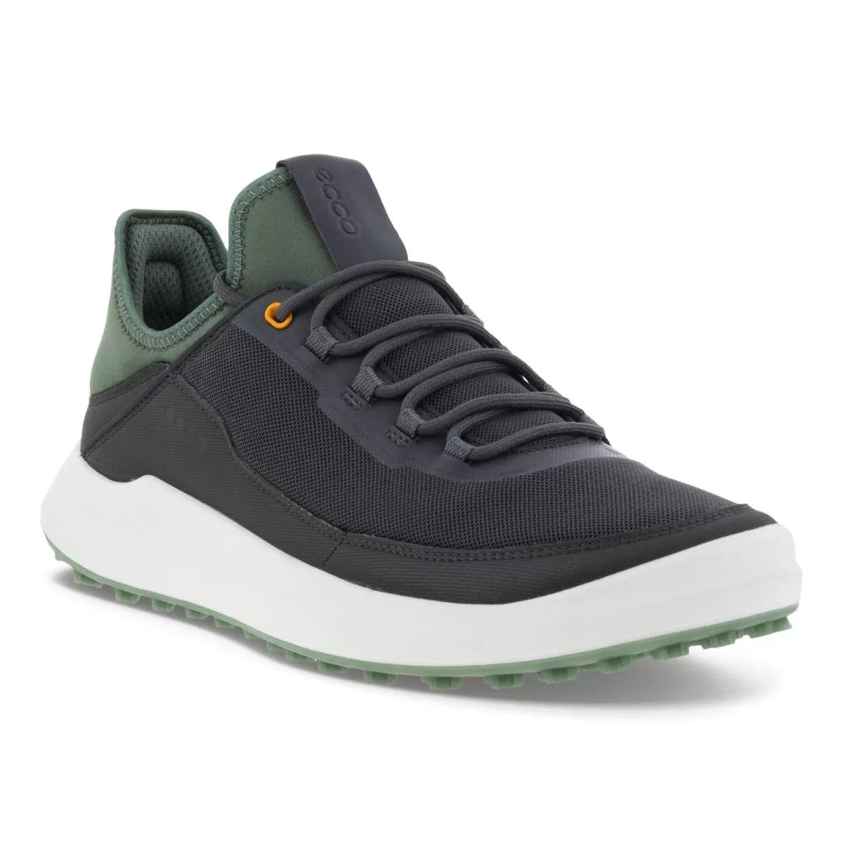 ECCO Men's Core Mesh Golf Shoe - Magnet/Frosty Green 4 ECCO Men's Core Mesh Golf Shoe - Magnet/Frosty Green - Image 2