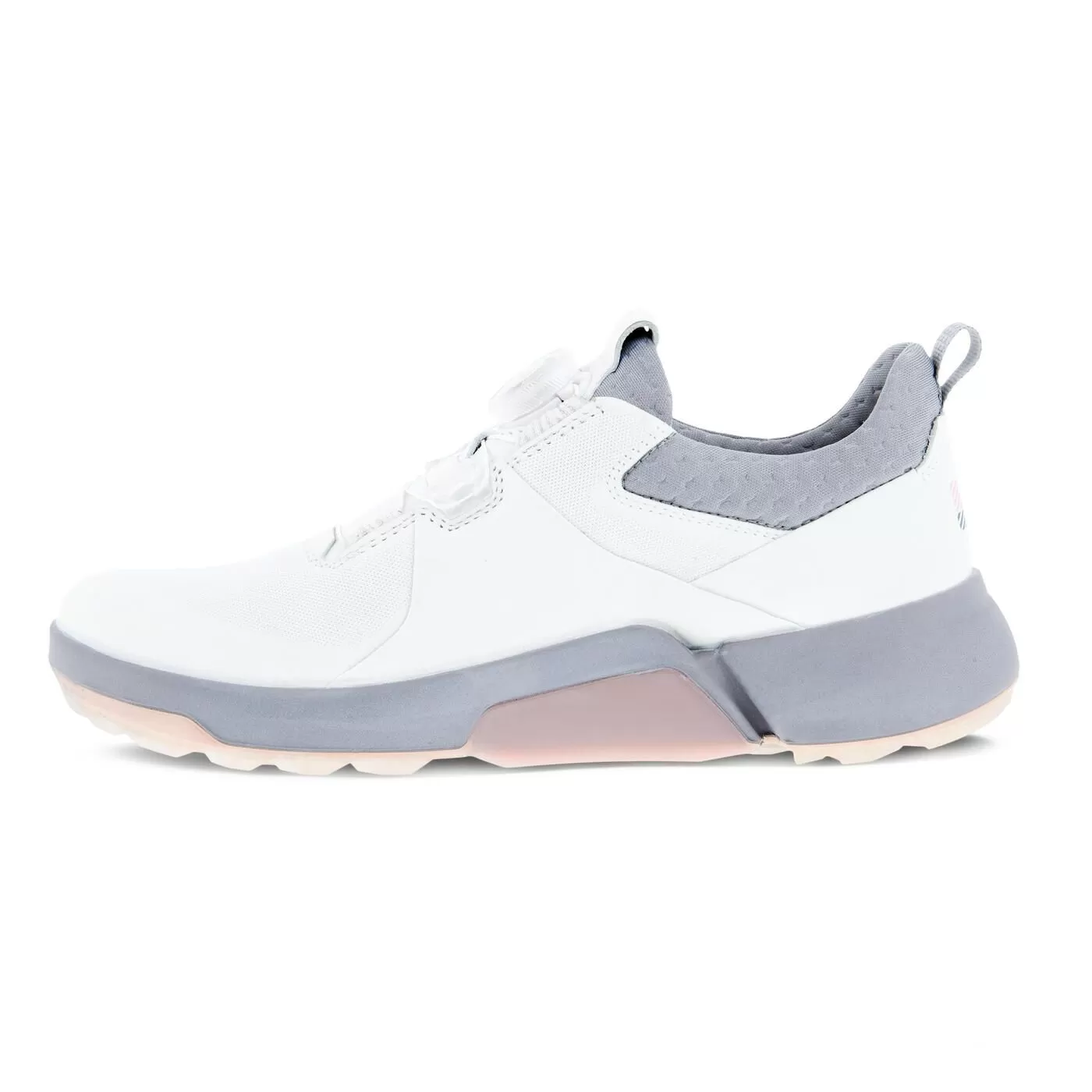 ECCO Women's Biom H4 BOA Golf Shoe - White/Silver Grey 4 ECCO Women's Biom H4 BOA Golf Shoe - White/Silver Grey - Image 2