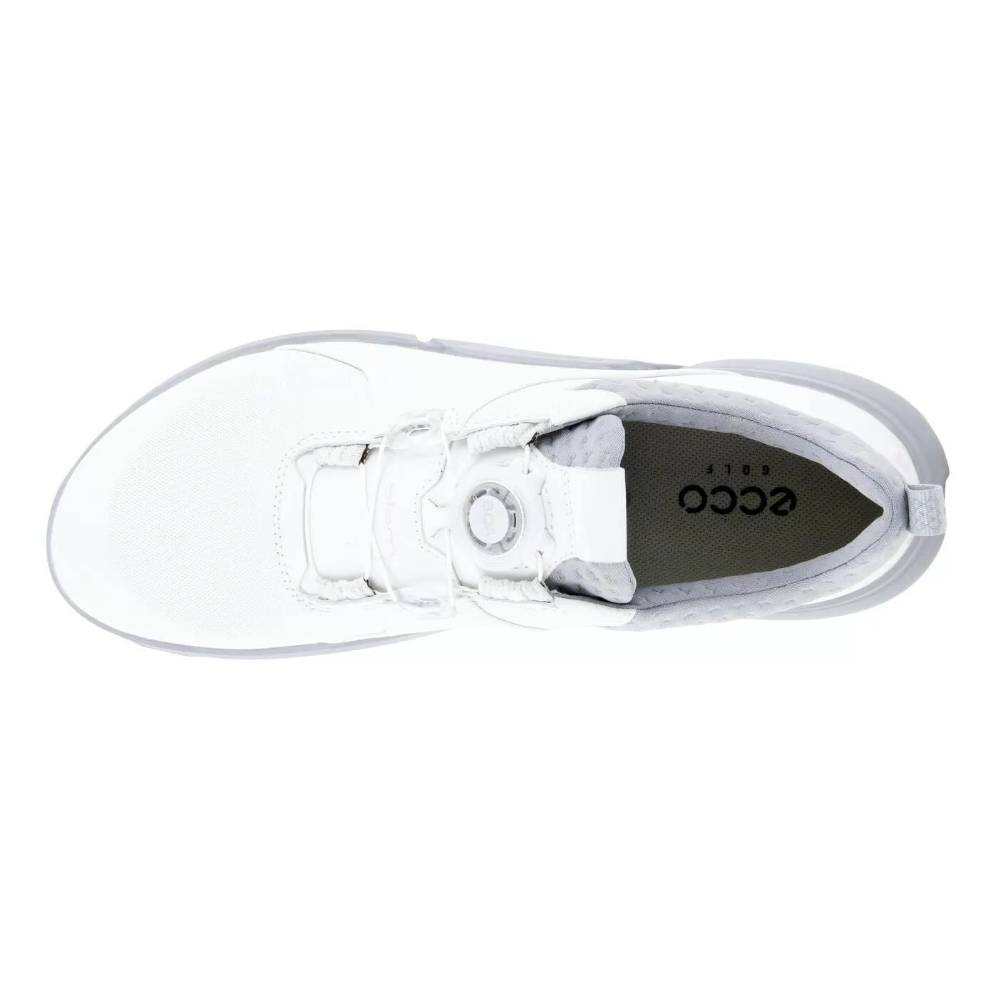 ECCO Women's Biom H4 BOA Golf Shoe - White/Silver Grey 6 ECCO Women's Biom H4 BOA Golf Shoe - White/Silver Grey - Image 4