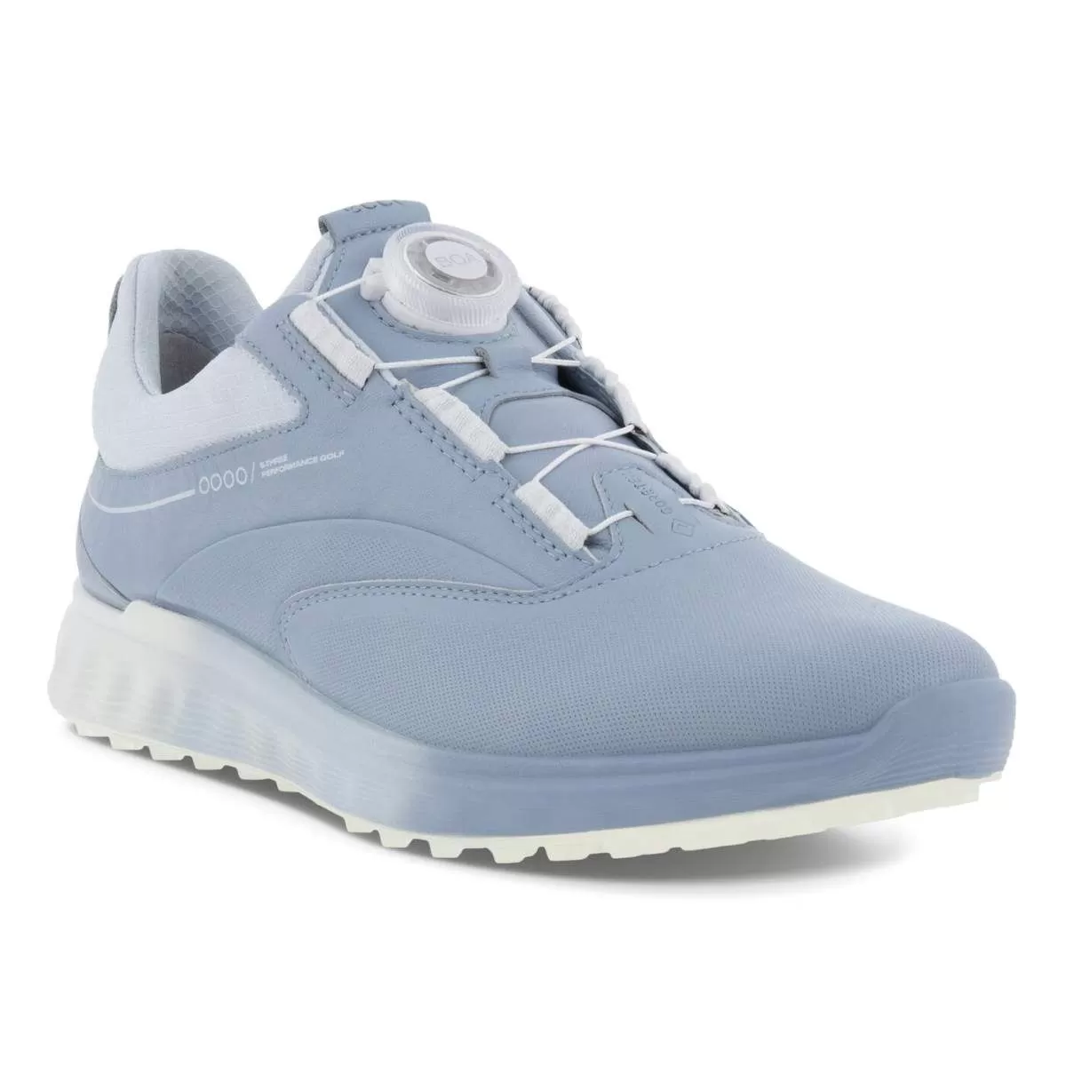 ECCO Women's S-Three BOA Golf Shoe - Dusty Blue/Air 4 ECCO Women's S-Three BOA Golf Shoe - Dusty Blue/Air - Image 2