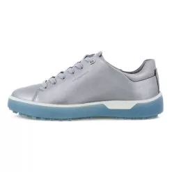 ECCO Women's Tray Golf Shoe - ALU Silver -Golf Shop ecco womens tray golf shoe alu silver 141352 c 4