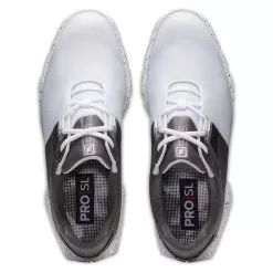 FootJoy Men's Pro|SL Sport White/Black Golf Shoe - Previous Season Style 53863 -Golf Shop foo 53863 pro sl sport 5