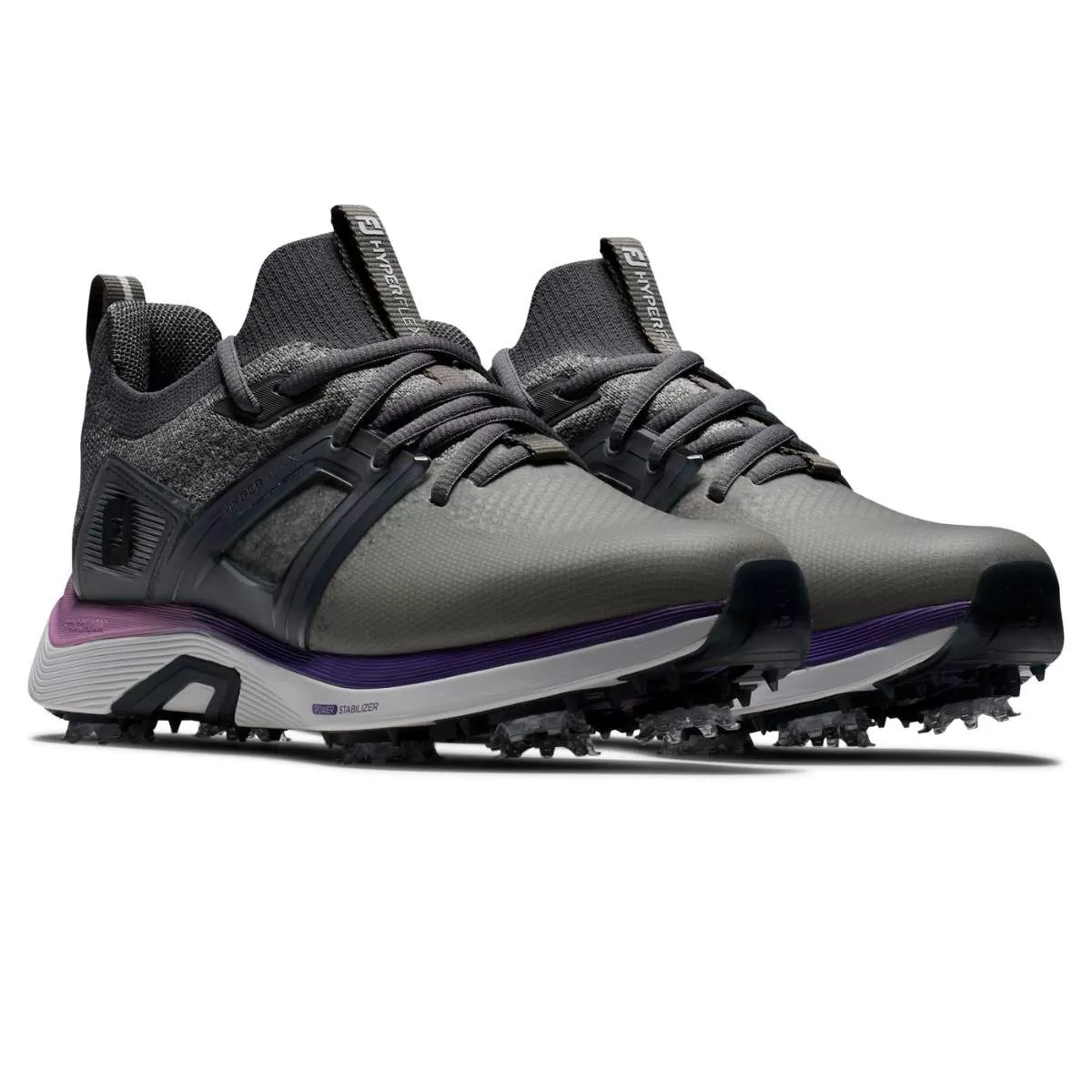 FootJoy Women's Hyperflex Gray/Pink Golf Shoe - 98168 8 FootJoy Women's Hyperflex Gray/Pink Golf Shoe - 98168 - Image 6