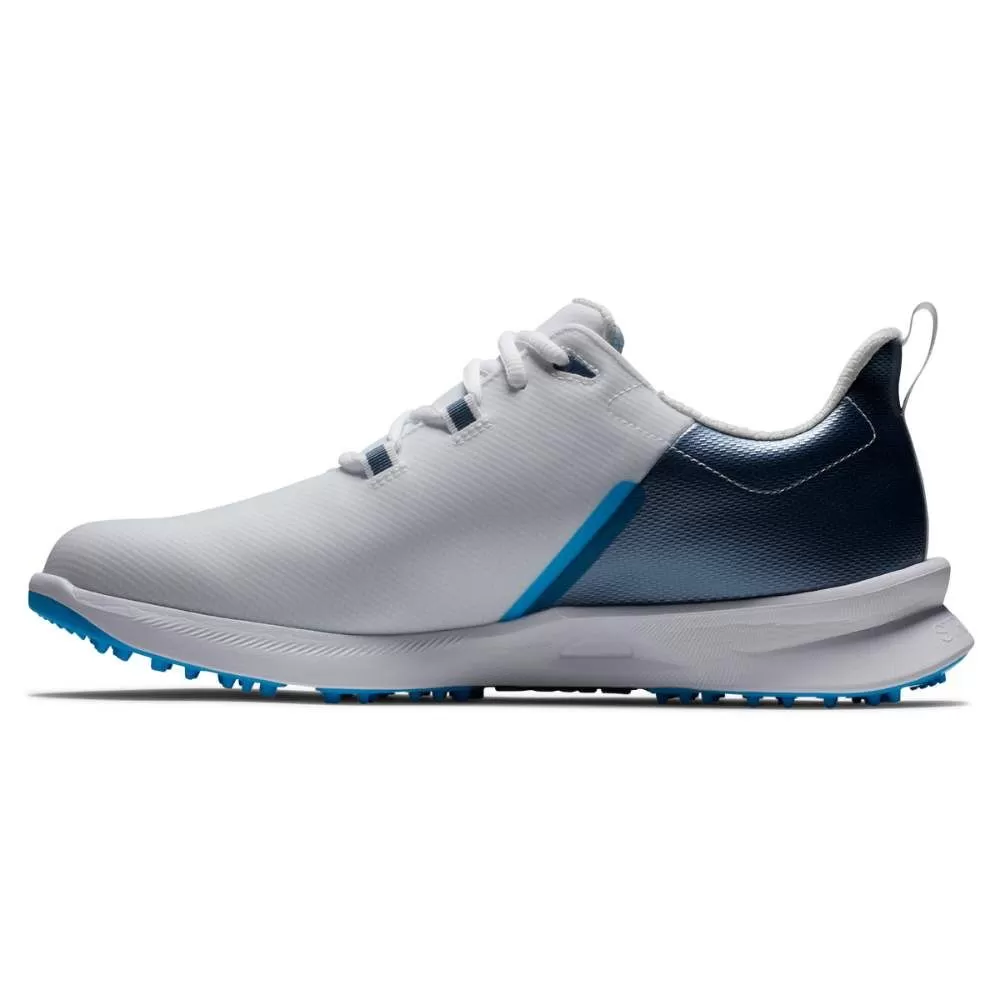 FootJoy Men's Fuel Sport White/Blue Golf Shoe - 55454 4 FootJoy Men's Fuel Sport White/Blue Golf Shoe - 55454 - Image 2