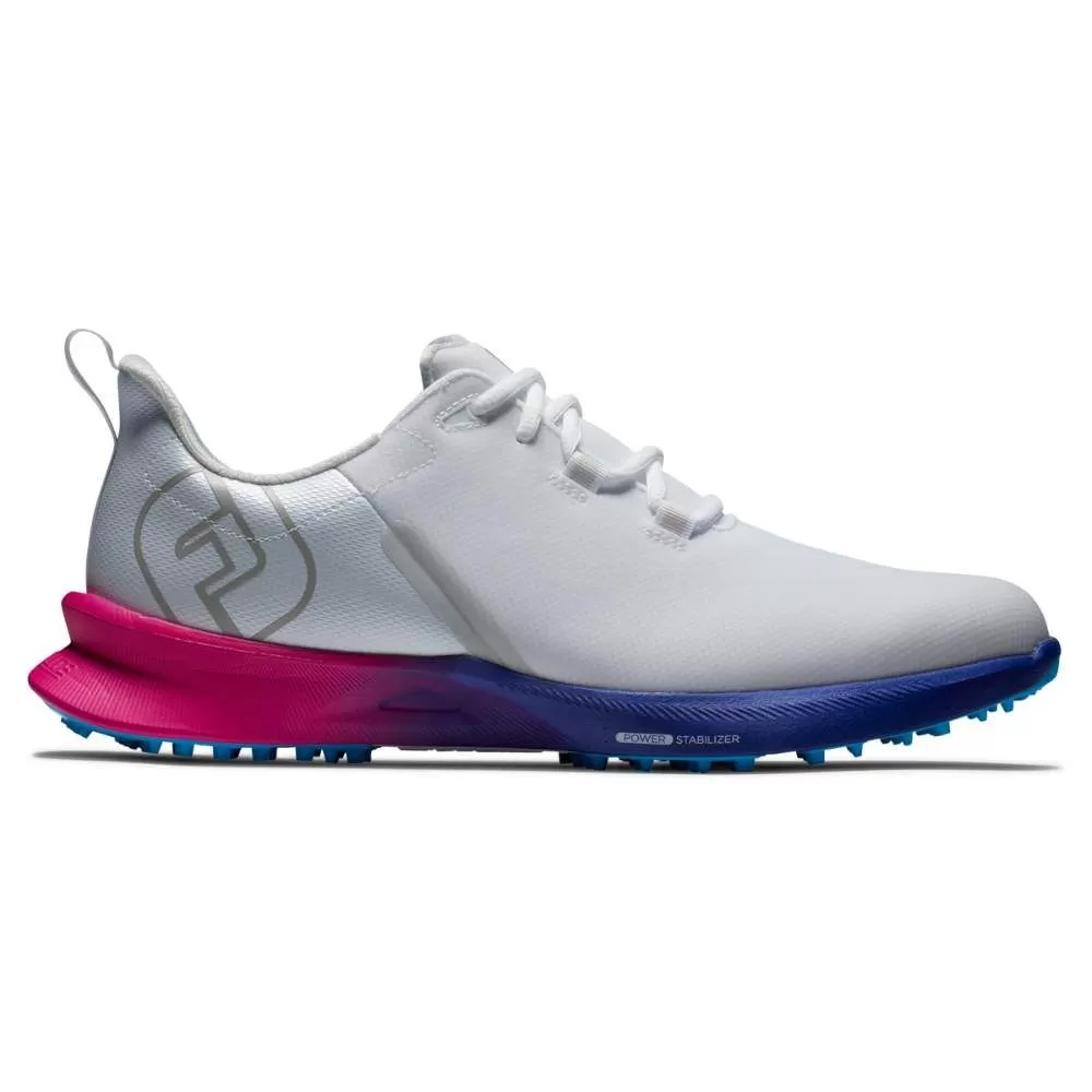 FootJoy Men's Fuel Sport White/Pink Golf Shoe -55455 3 FootJoy Men's Fuel Sport White/Pink Golf Shoe -55455