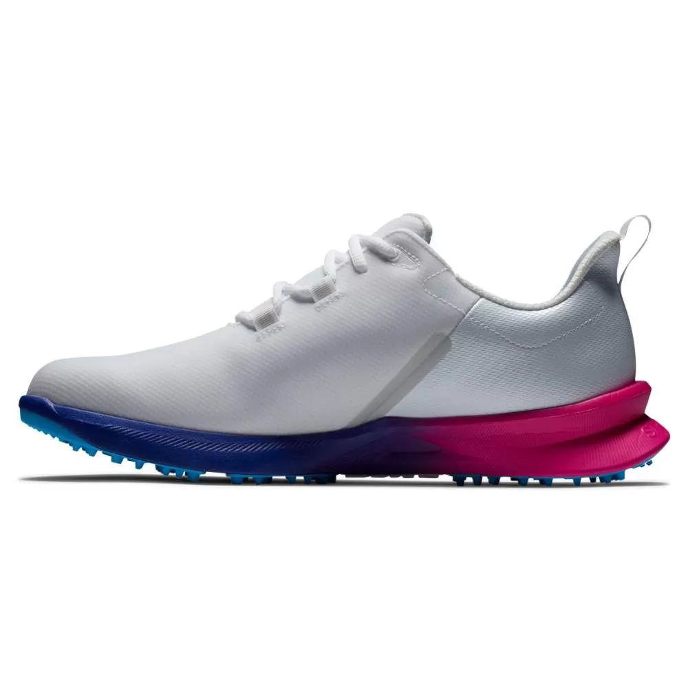 FootJoy Men's Fuel Sport White/Pink Golf Shoe -55455 4 FootJoy Men's Fuel Sport White/Pink Golf Shoe -55455 - Image 2