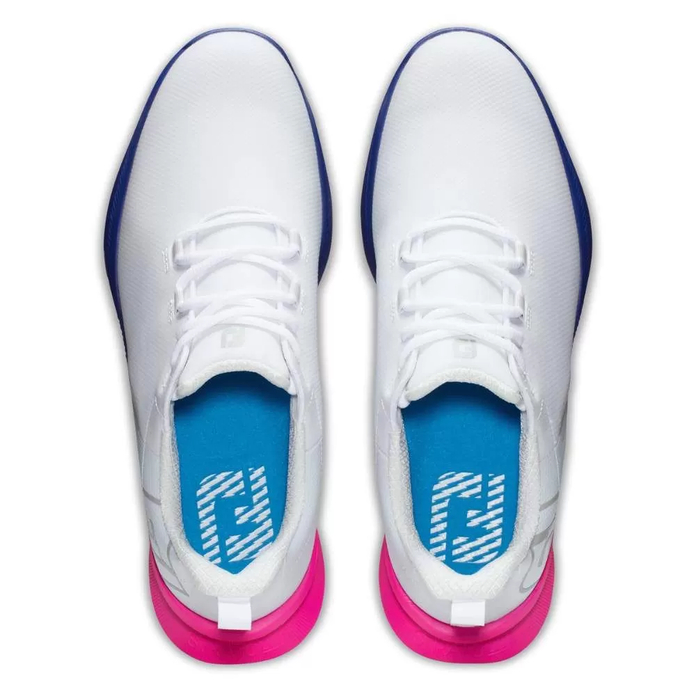 FootJoy Men's Fuel Sport White/Pink Golf Shoe -55455 5 FootJoy Men's Fuel Sport White/Pink Golf Shoe -55455 - Image 3