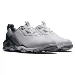 FootJoy Men's Tour Alpha White/Gray Golf Shoe - Previous Season Style 55506 -Golf Shop footjoy mens tour alpha whitegray golf shoe 55506 130351 c 4