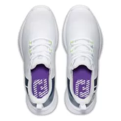 FootJoy Women's Fuel Sport White/Navy Golf Shoe - 90128 -Golf Shop footjoy womens fuel sport whitenavy golf shoe 90128 139913 c 3