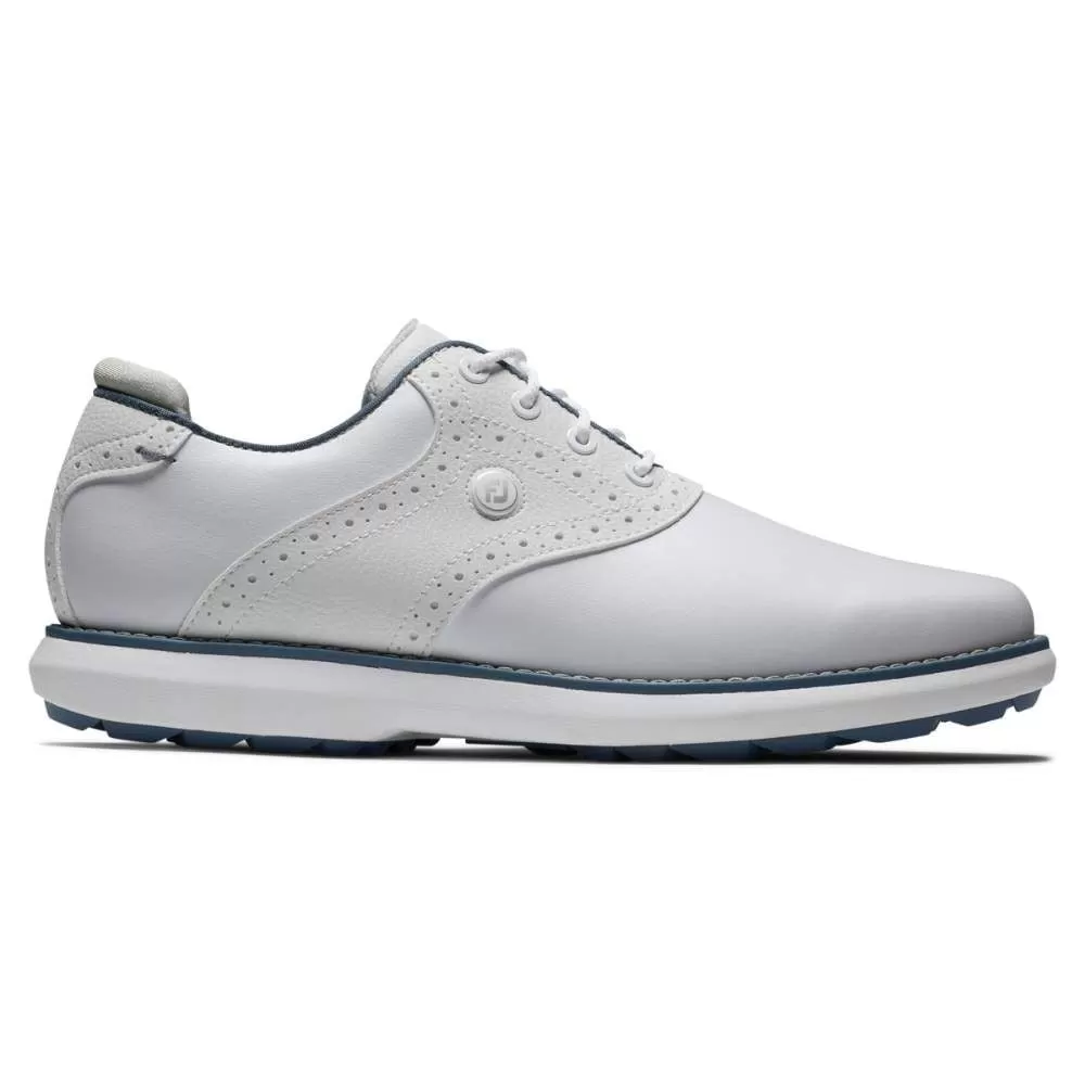 FootJoy Women's Traditions White Golf Shoe - 97898 3 FootJoy Women's Traditions White Golf Shoe - 97898