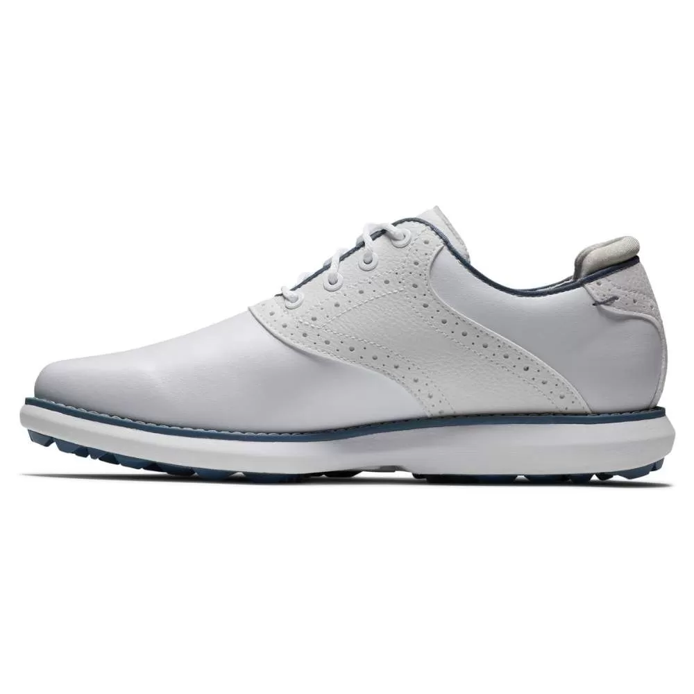 FootJoy Women's Traditions White Golf Shoe - 97898 4 FootJoy Women's Traditions White Golf Shoe - 97898 - Image 2