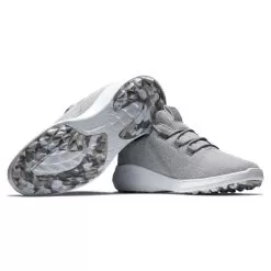FootJoy Men's Flex Coastal White/Grey Golf Shoe - Previous Season 56138 -Golf Shop footjoy 56138 flex coastal5