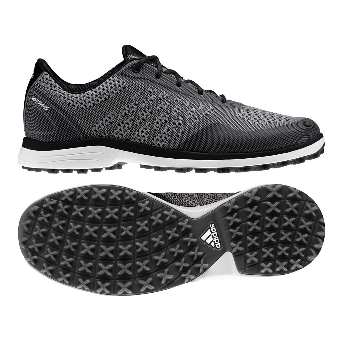 Adidas Women's AlphaFlex Sport Spikeless Black/Grey Golf Shoe 3 Adidas Women's AlphaFlex Sport Spikeless Black/Grey Golf Shoe