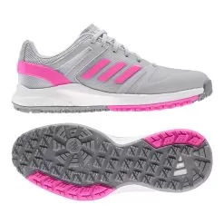 Adidas Women's EQT Spikeless Grey/Screaming Pink Golf Shoe