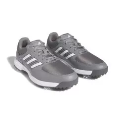Adidas Mens 2023 Tech Response 3.0 Golf Shoe - Grey -Golf Shop gv6889 6 footwear photography front lateral top view white