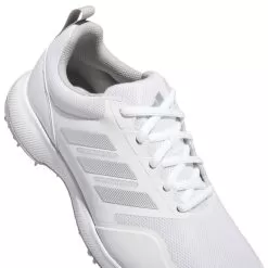 Adidas Women's 2023 Tech Response 3 Spikeless Golf Shoe - White/Grey -Golf Shop gv6900 8 footwear photography detail view 1 white