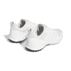 Adidas Women's 2023 Zoysia Spikeless Golf Shoe - White 15 Adidas Women's 2023 Zoysia Spikeless Golf Shoe - White -Golf Shop gv9396 7 footwear photography back lateral top view white