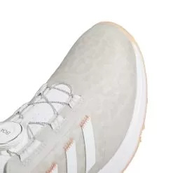 Adidas Women's 2023 S2G BOA Golf Shoe - White/Coral 16 Adidas Women's 2023 S2G BOA Golf Shoe - White/Coral -Golf Shop gv9434 8 footwear photography detail view 1 white