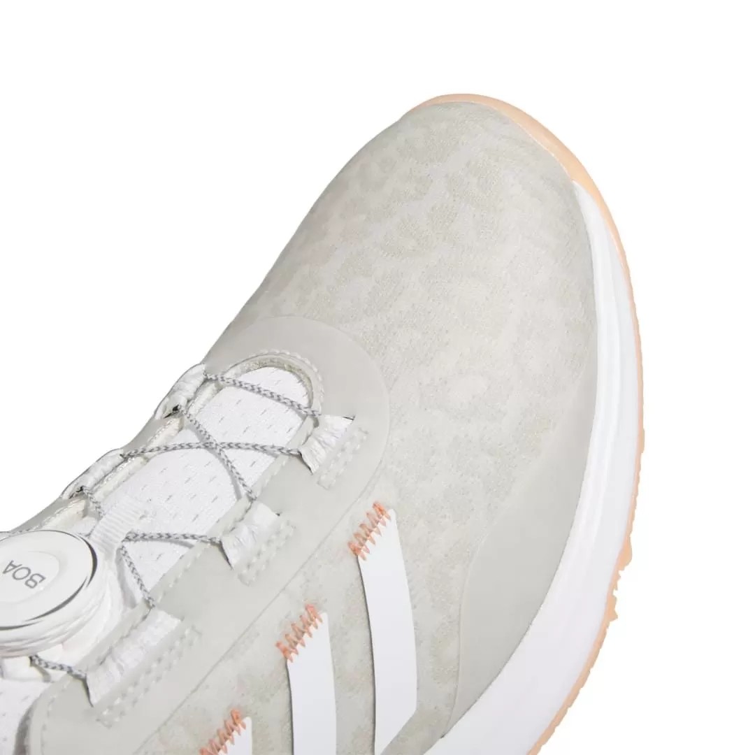Adidas Women's 2023 S2G BOA Golf Shoe - White/Coral 9 Adidas Women's 2023 S2G BOA Golf Shoe - White/Coral - Image 7
