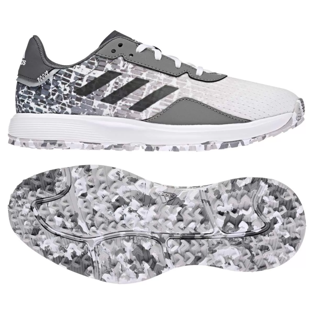 Adidas Men's 2022 S2G Spikeless Golf Shoe - White 3 Adidas Men's 2022 S2G Spikeless Golf Shoe - White