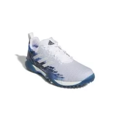 Adidas Men's 2022 CodeChaos Golf Shoe - Grey/Crew Navy -Golf Shop gw5341 6 footwear photography front lateral top view white