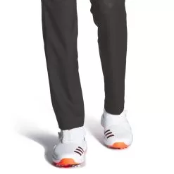 Adidas Men's 2023 ZG23 BOA Golf Shoe - White/Semi Solar Red -Golf Shop gy9716 11 footwear on model front view white