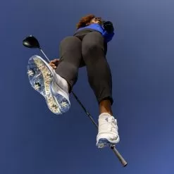 Adidas Women's 2023 ZG23 BOA Golf Shoe - White/Blue Fusion 24 Adidas Women's 2023 ZG23 BOA Golf Shoe - White/Blue Fusion -Golf Shop gz2171 14 footwear photography heromrktng view 1 white