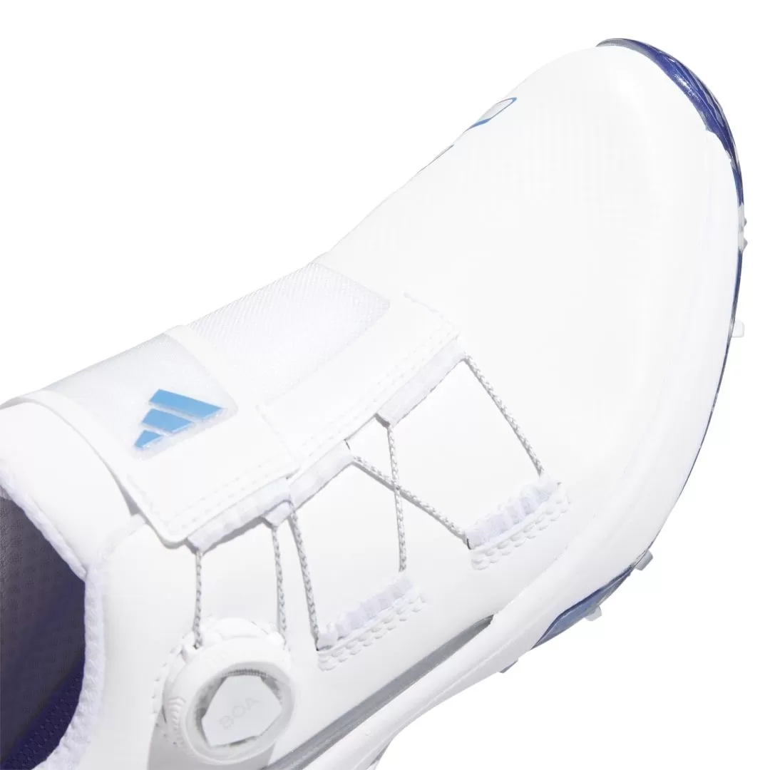 Adidas Women's 2023 ZG23 BOA Golf Shoe - White/Blue Fusion 10 Adidas Women's 2023 ZG23 BOA Golf Shoe - White/Blue Fusion - Image 8