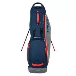 PING Hoofer Lite Carry Bag 2021 -Golf Shop lrl0182 heathered gray navy scarlet 2 87379.1608966482