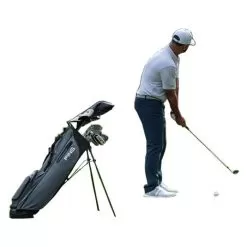 PING Hoofer Craz-E Lite Carry Bag 2022 -Golf Shop lrl0879 white navy red 5 31922.1645512430