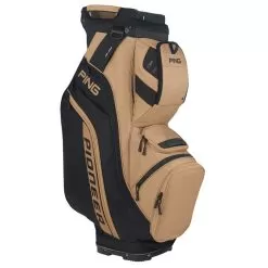PING Pioneer Cart Bag 2022 -Golf Shop lrl0921 black tan 1 1 67729.1647500489