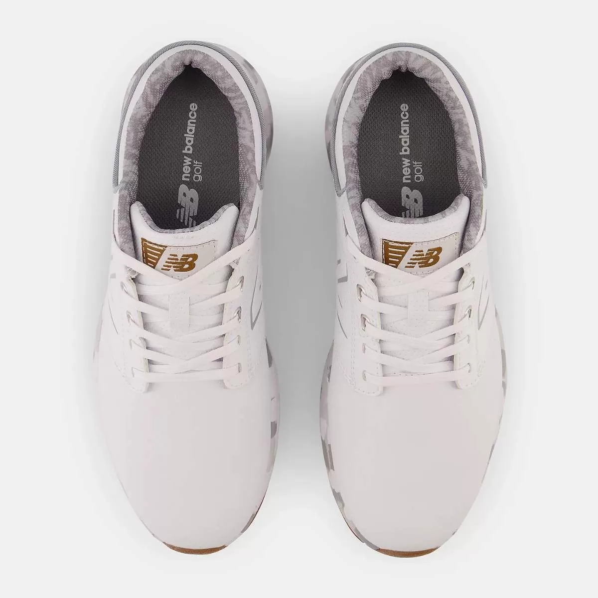 New Balance Men's Brighton Golf Shoe - White/Brown 6 New Balance Men's Brighton Golf Shoe - White/Brown - Image 4