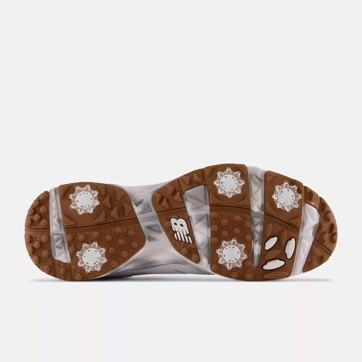 New Balance Men's Brighton Golf Shoe - White/Brown 5 New Balance Men's Brighton Golf Shoe - White/Brown - Image 3